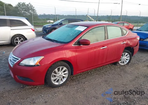 2013 Nissan Sentra S из США, поврежденный, VIN 3N1AB7APXDL747166